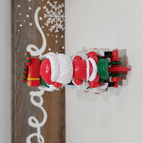 Vintage Amram's Kringle Treats Santa pull back toy Russ Berrie - Picture 4 of 11